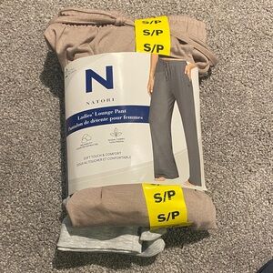 Natori Women's Lounge Pants in Beige and Gray 2 pack new in package